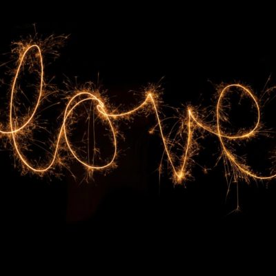 Love firework display