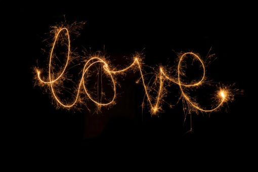 Love firework display